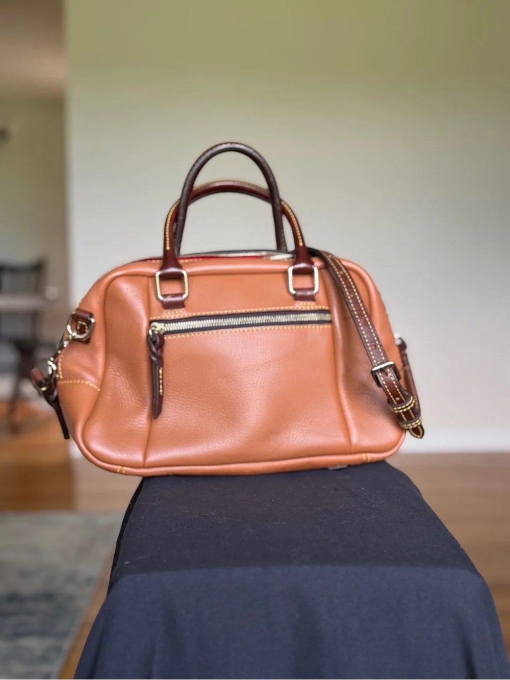 Dooney & Bourke structured pebble